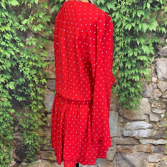 NWT RAILS Polka Dot Blouson Dress, S - Picture 12 of 15